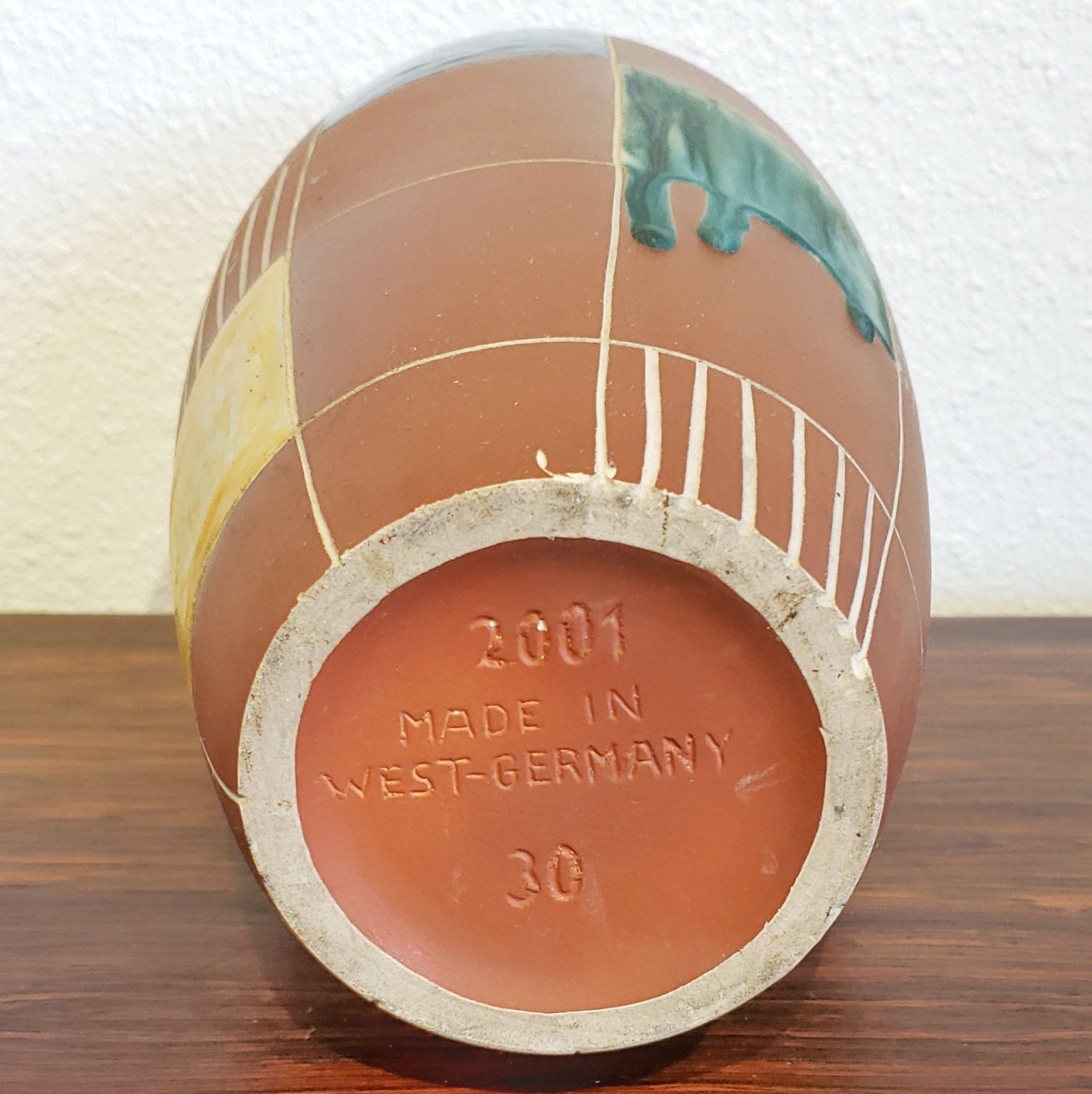 BODO MANS ‘KUBA’ VASE 2001/30 FOR MAREI KERAMIK (RARE)