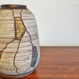SAWA-KERAMIK ‘NAPOLI’ DÉCOR “KLINKER” VASE Nr. 234/15