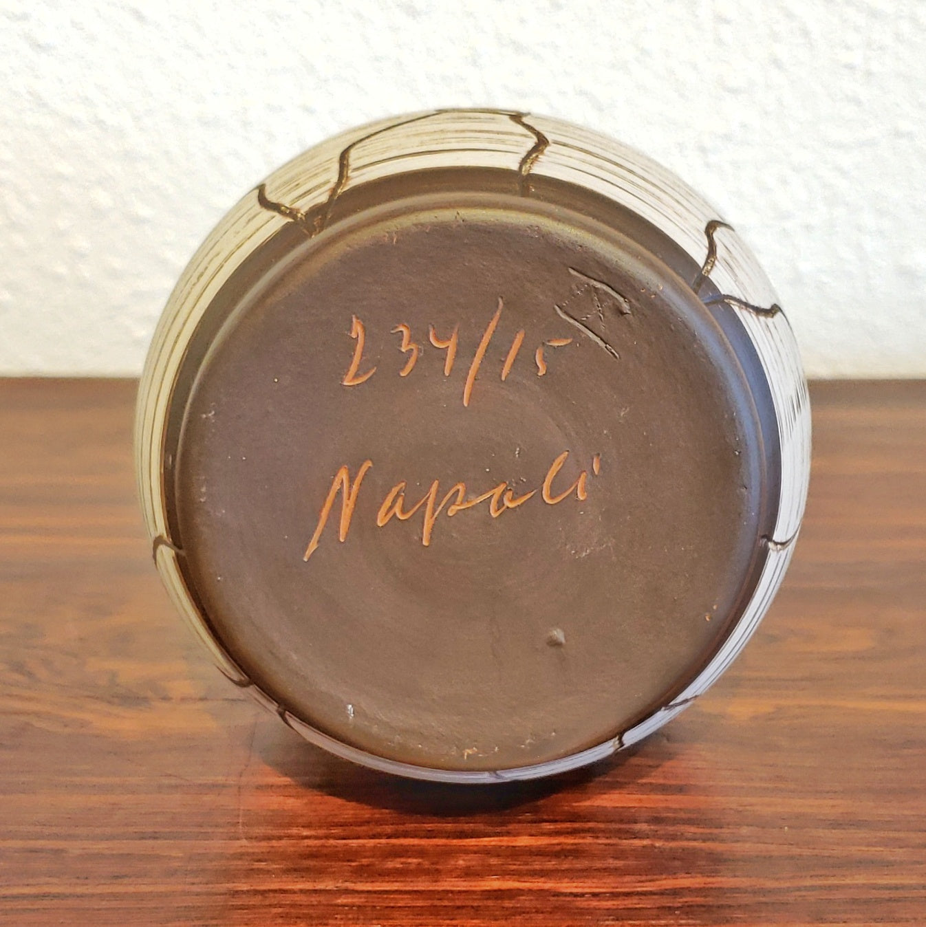 SAWA-KERAMIK ‘NAPOLI’ DÉCOR “KLINKER” VASE Nr. 234/15