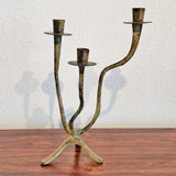 1950s BIOMORPHIC METAL CANDELABRA