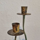 1950s BIOMORPHIC METAL CANDELABRA