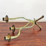 1950s BIOMORPHIC METAL CANDELABRA