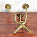 1950s BIOMORPHIC METAL CANDELABRA