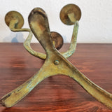 1950s BIOMORPHIC METAL CANDELABRA