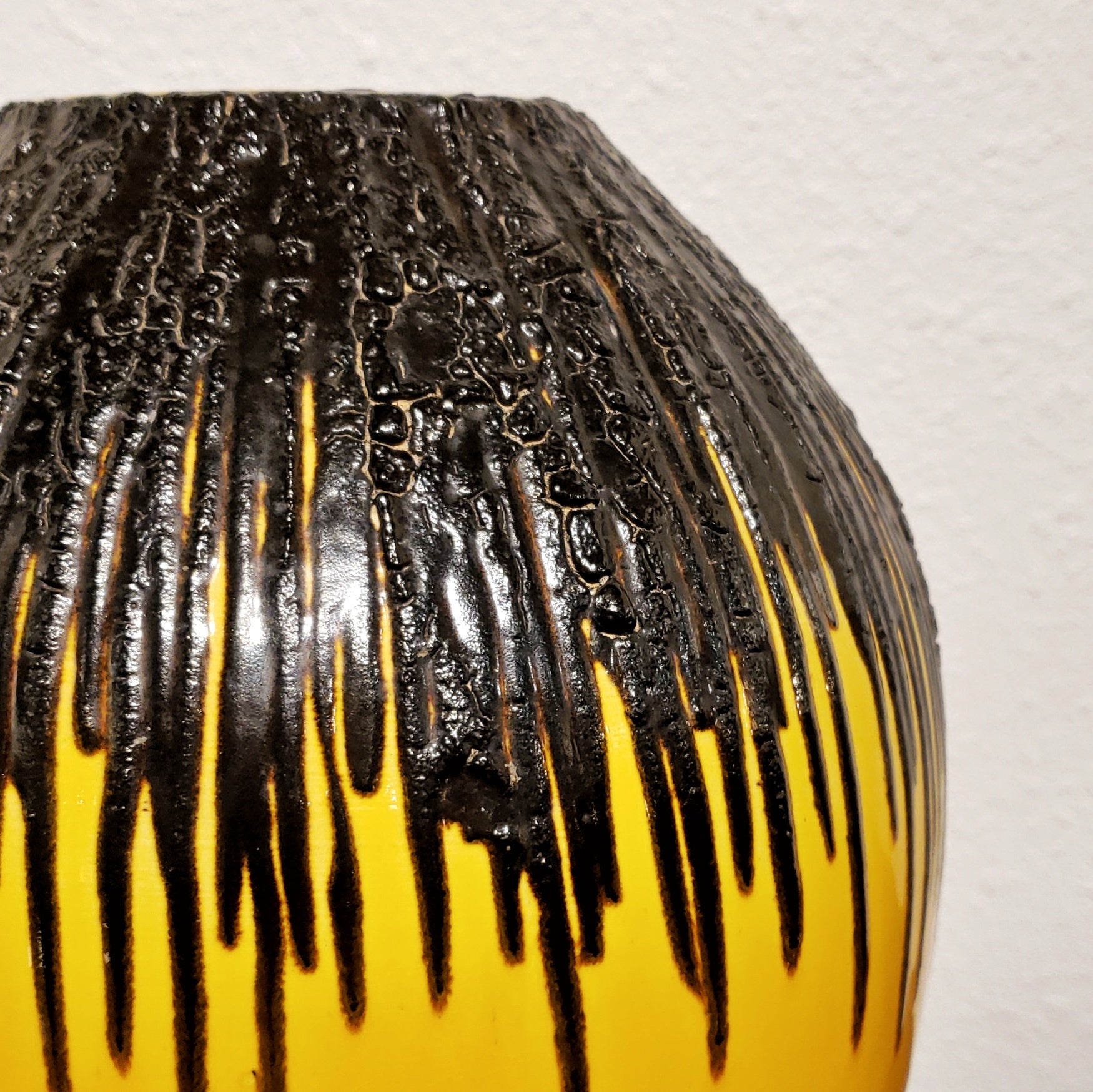 1960s ES KERAMIK FAT LAVA FLOOR VASE 885/40