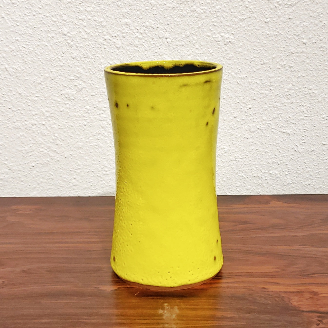 1960s ACID YELLOW GRAMANN RÖMHILD VASE