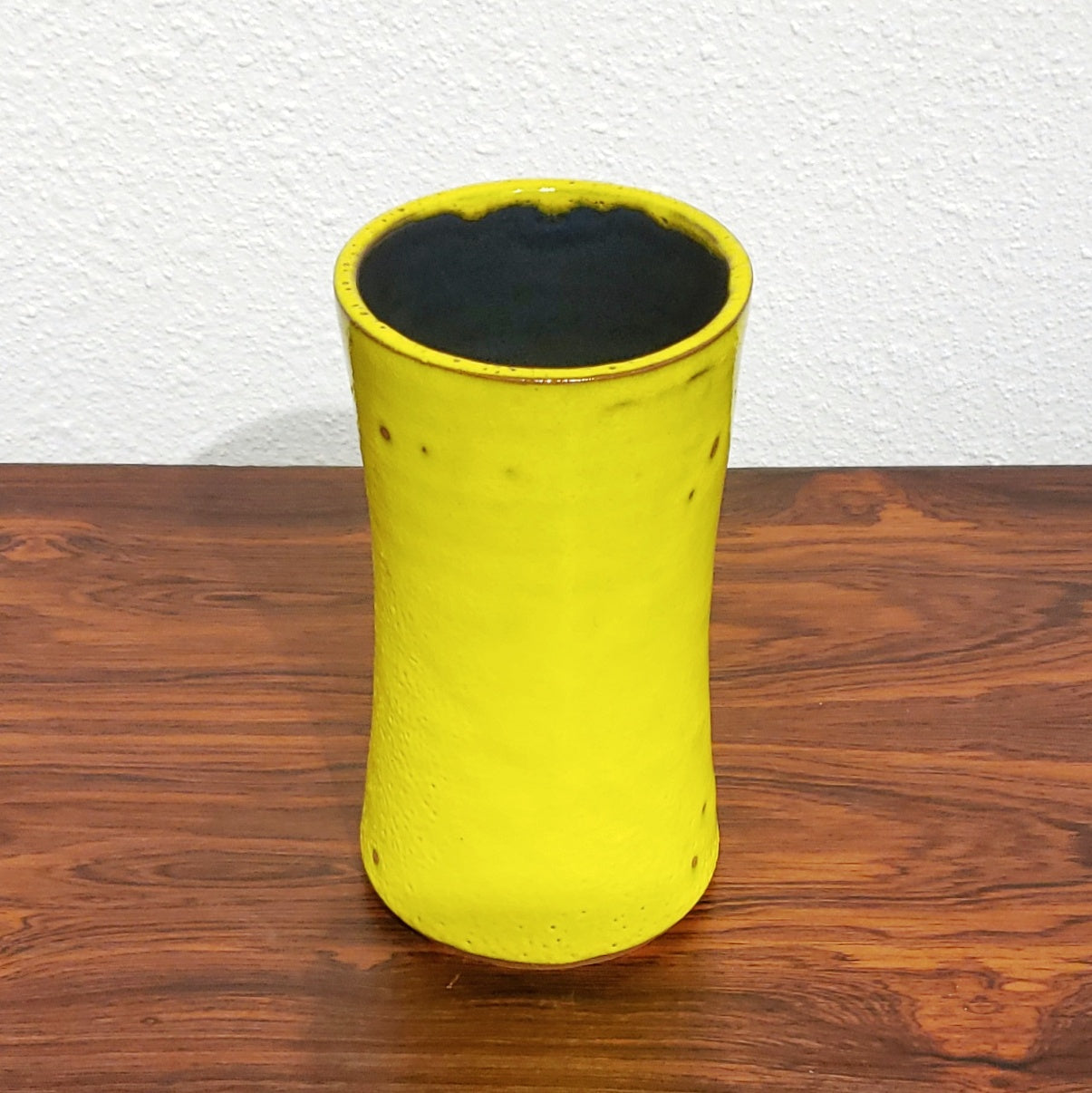 1960s ACID YELLOW GRAMANN RÖMHILD VASE