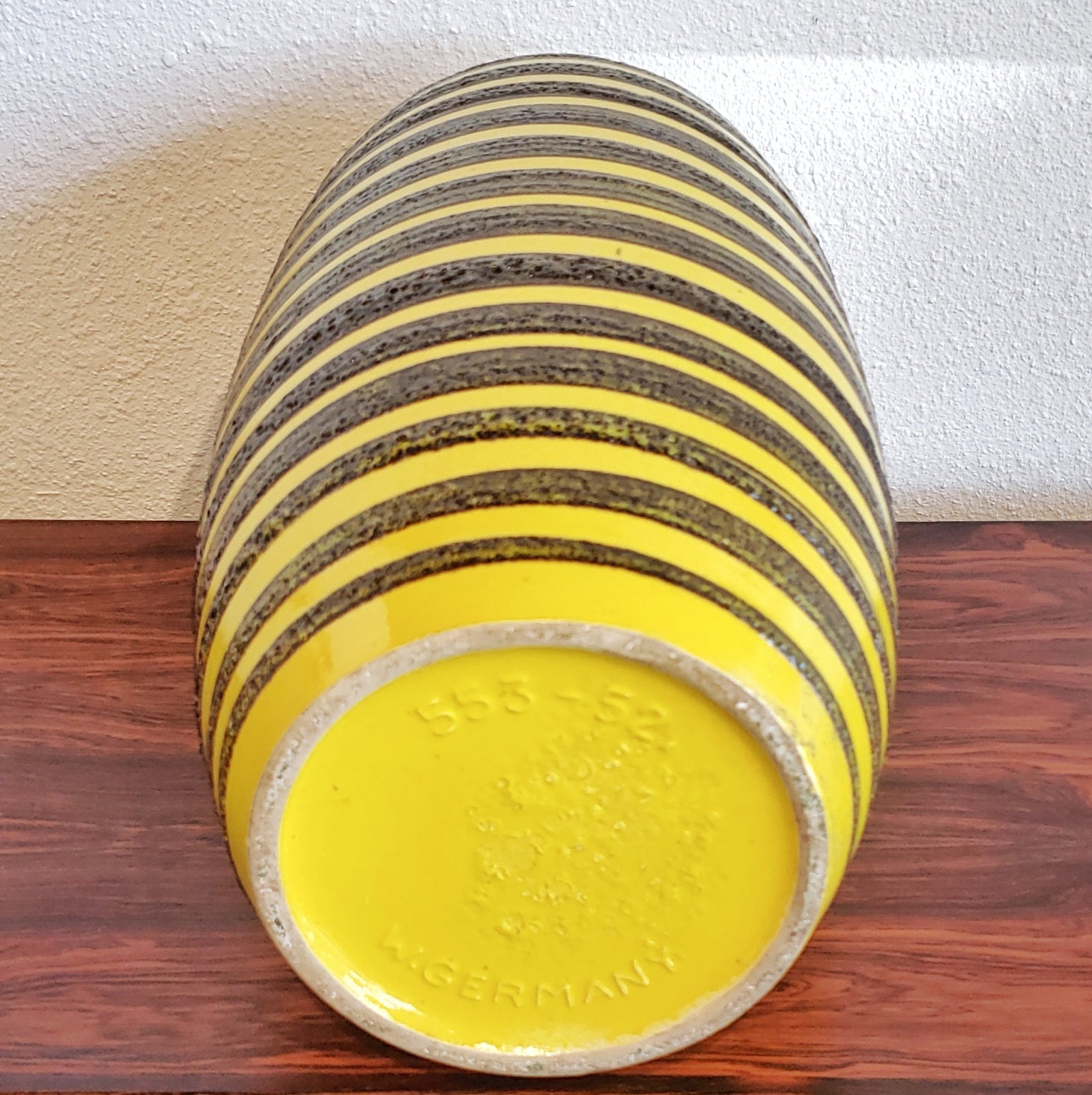 1960s SCHEURICH KERAMIK FLOOR VASE Nr. 553/52