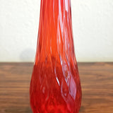 BAROVIER AND TOSO CARNELIAN RED MURANO GLASS VASE