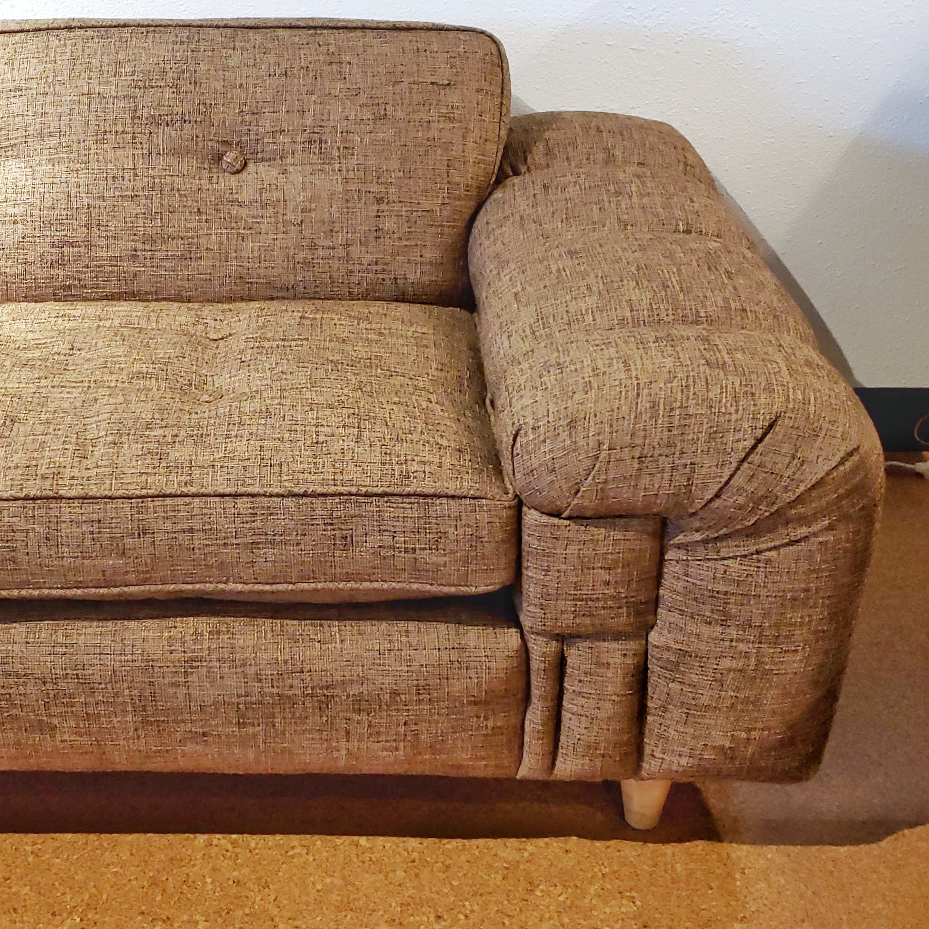 ’50s VINTAGE KARPEN SOFA (NEW UPHOLSTERY)