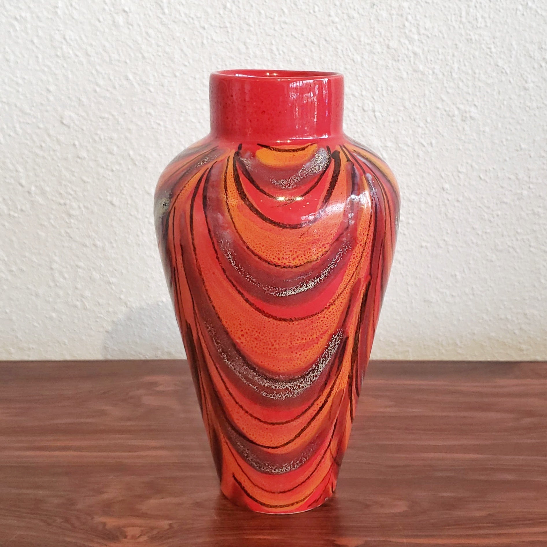 GINGER JAR VASE BY ALVINO BAGNI FOR RAYMOR (ITALY)