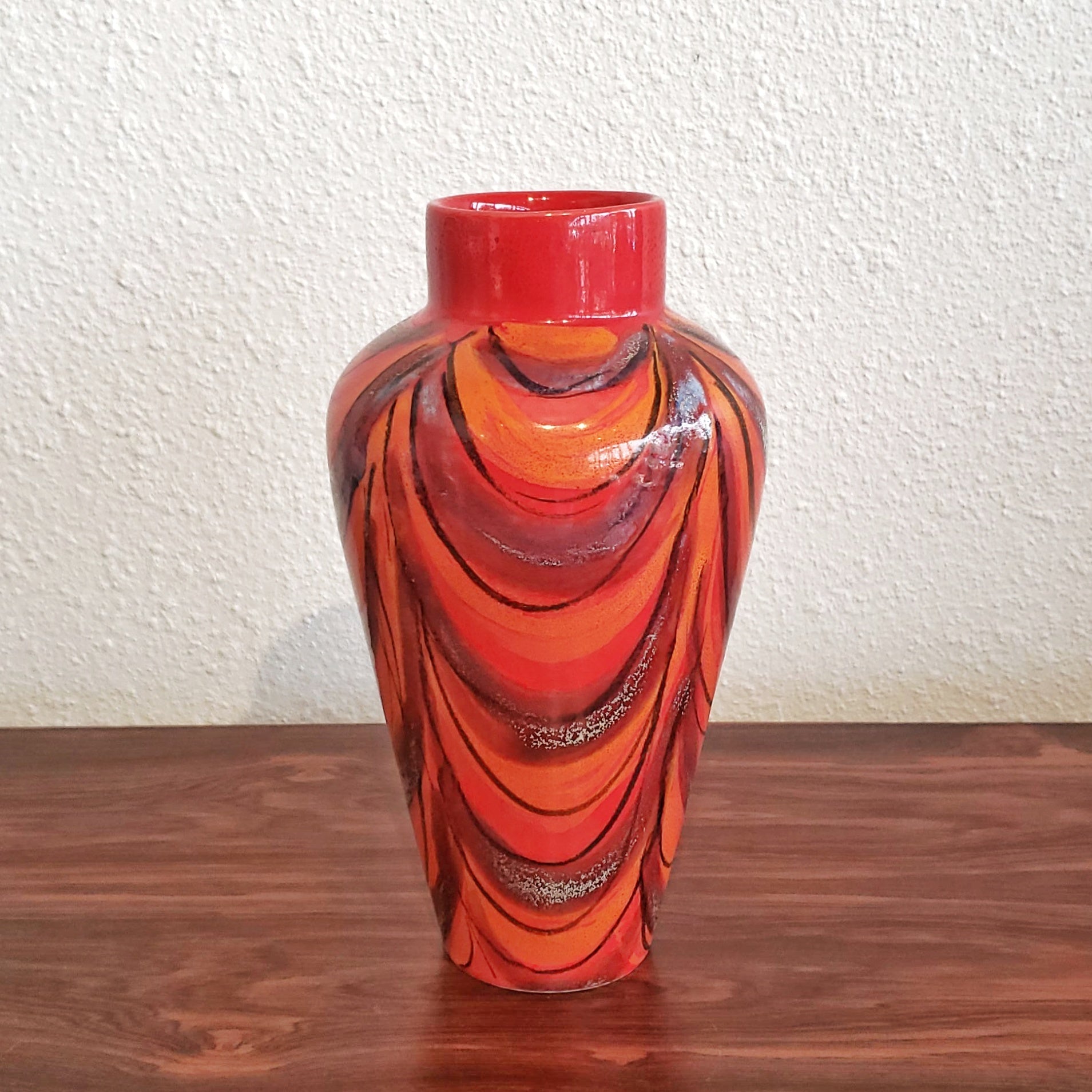 GINGER JAR VASE BY ALVINO BAGNI FOR RAYMOR (ITALY)