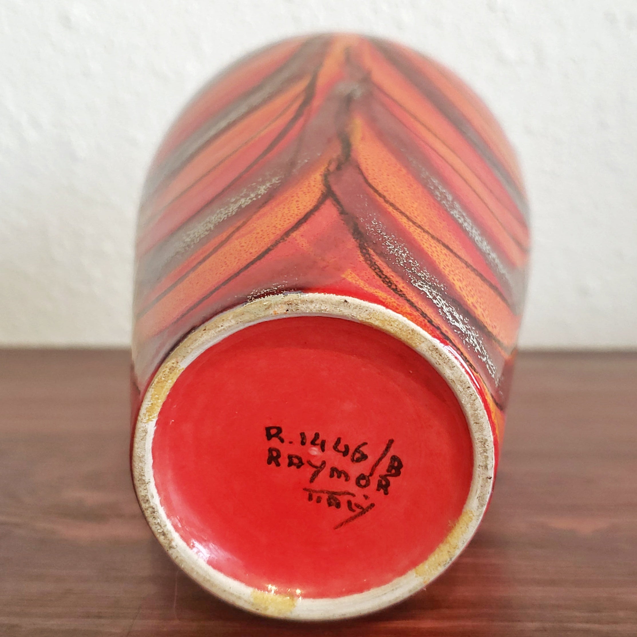 GINGER JAR VASE BY ALVINO BAGNI FOR RAYMOR (ITALY)