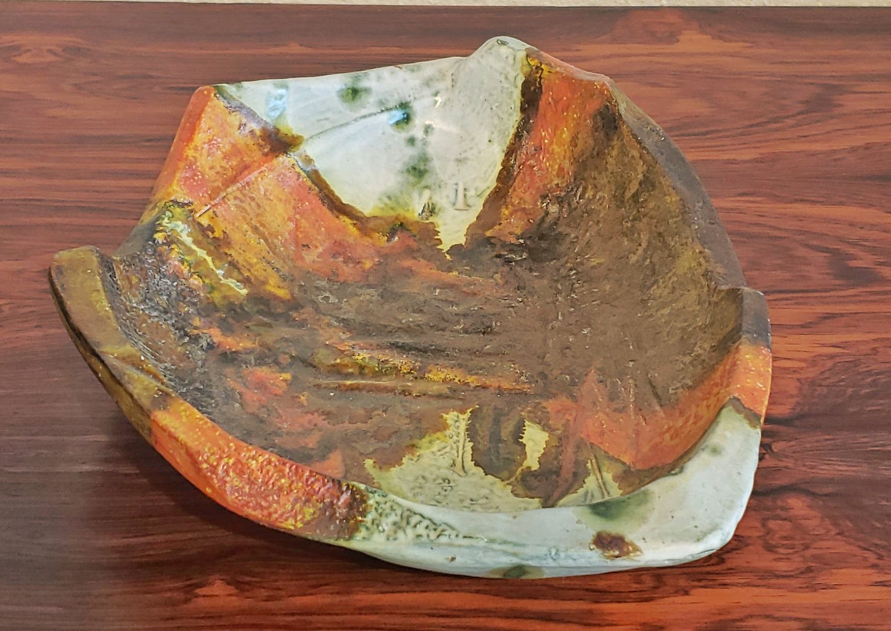 FREEFORM BOWL BY MARCELLO FANTONI FOR CERAMICHE FANTONI