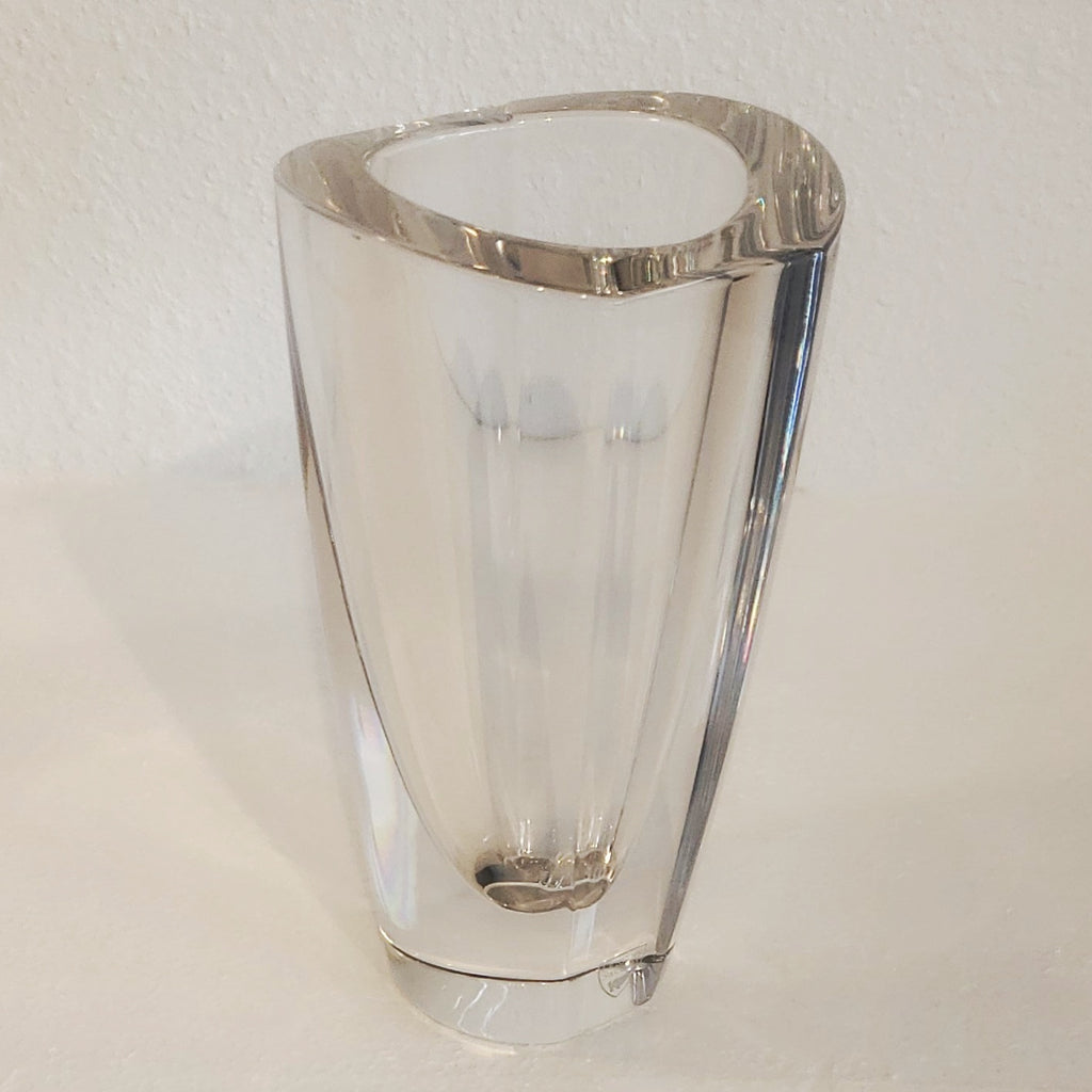 E137 orrefors オレフォス ERIKA LAGERBIELKE 花瓶 ERIKA LAGERBIELKE 'MIRROR' VASE FOR ORREFORS – MODERN REDUX