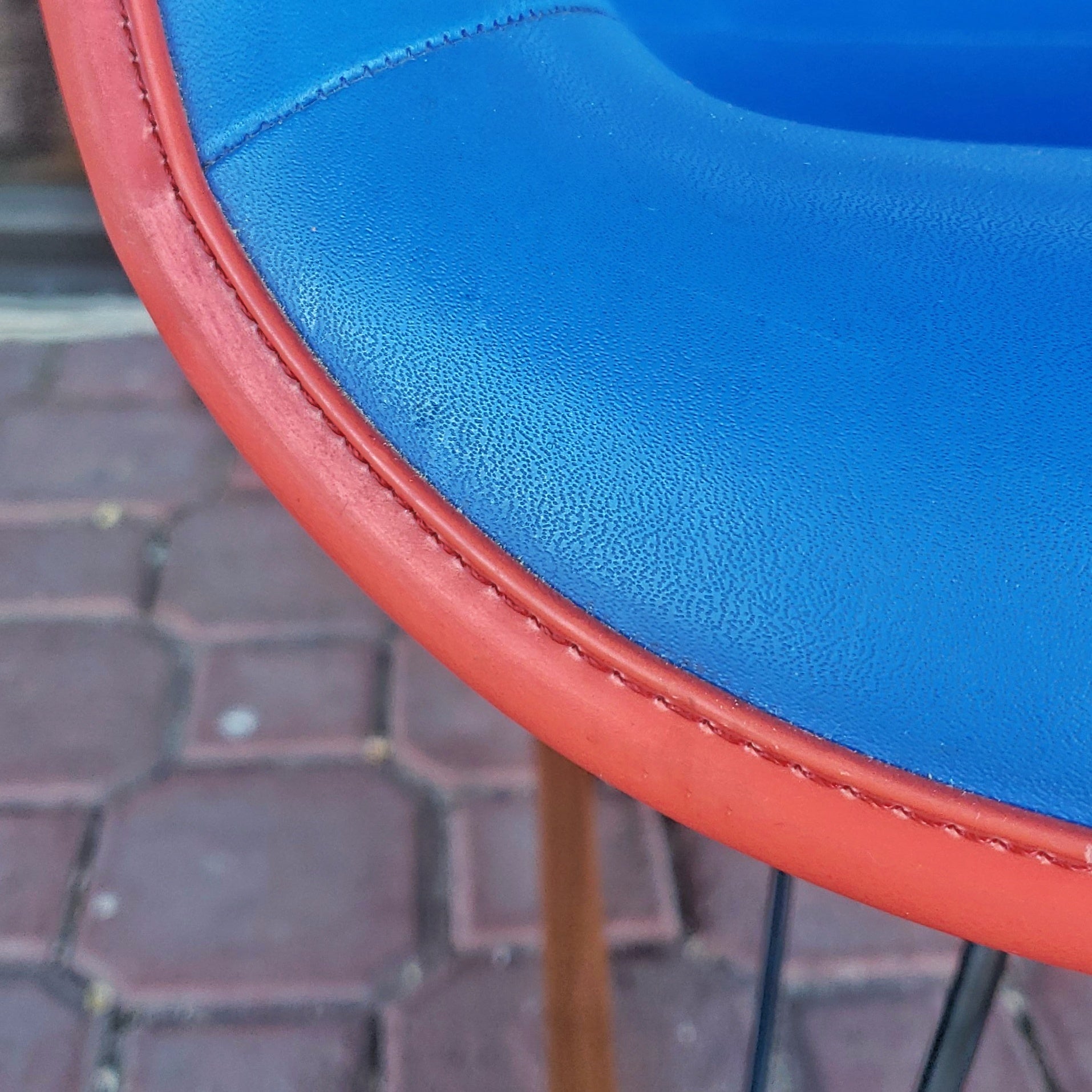 UPHOLSTERED EAMES ROCKING CHAIR (RARE) d. 1950