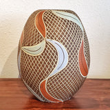 ’50s SIERSHAHN KERAMIK SGRAFFITO FLOOR VASE (36cm)