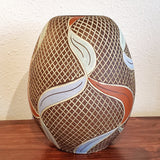 ’50s SIERSHAHN KERAMIK SGRAFFITO FLOOR VASE (36cm)