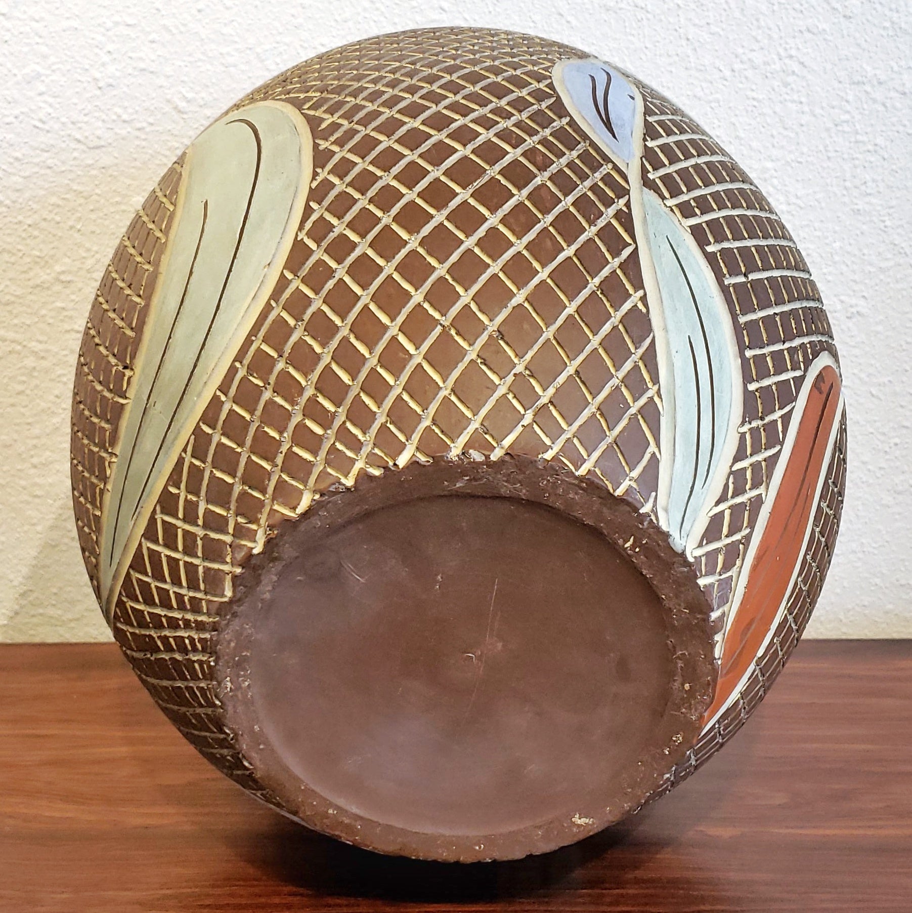 ’50s SIERSHAHN KERAMIK SGRAFFITO FLOOR VASE (36cm)
