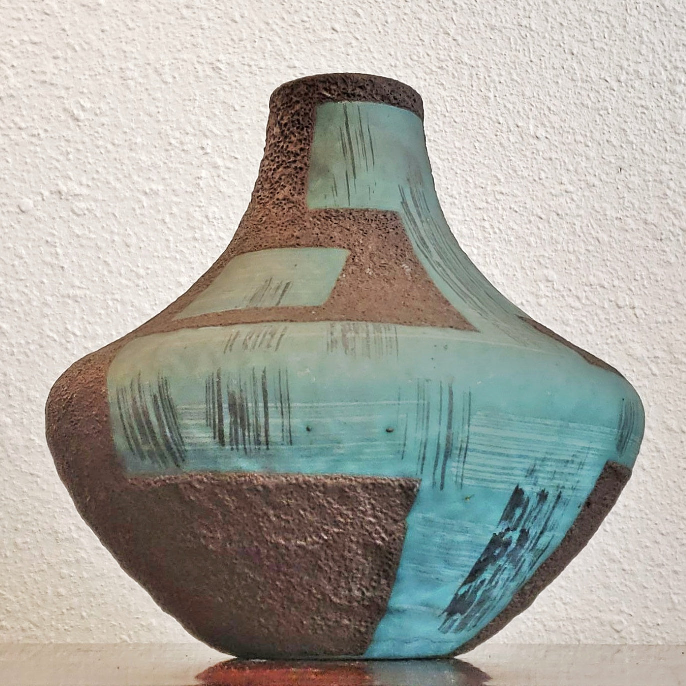 RARE CARSTENS TÖNNIESHOF ATELIER VASE Nr. 100 (19 cm)