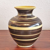 ELMA KERAMIK YELLOW AND BLACK BOUQUET VASE Nr. 103/21