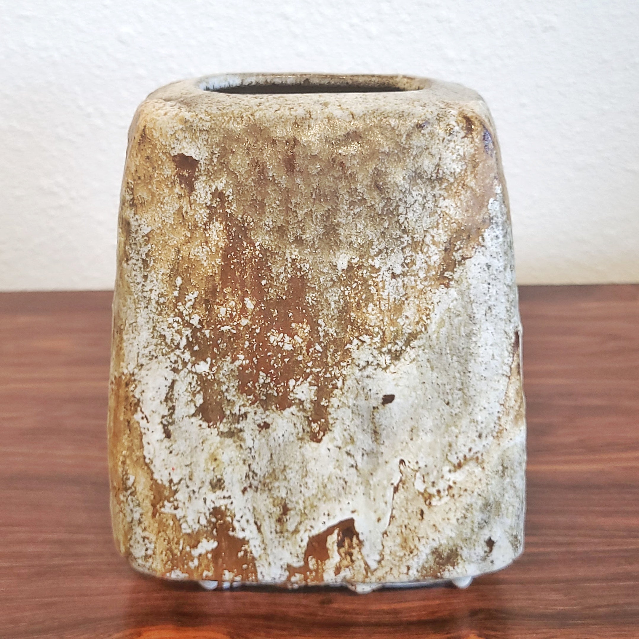 RUSCHA  KERAMIK ‘ALASKA’ DÉCOR DRIP GLAZE VASE Nr. 871/18