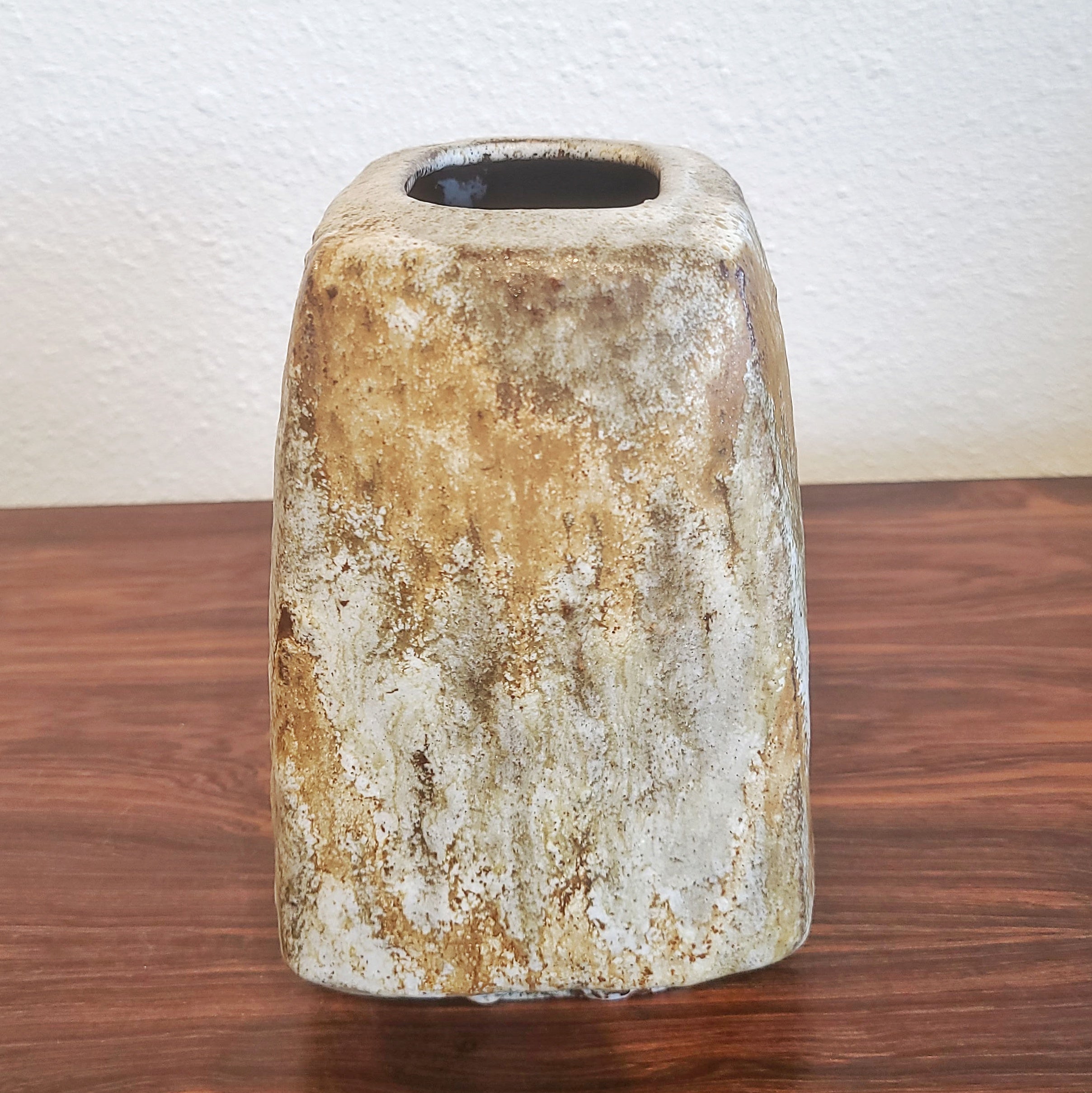 RUSCHA  KERAMIK ‘ALASKA’ DÉCOR DRIP GLAZE VASE Nr. 871/18
