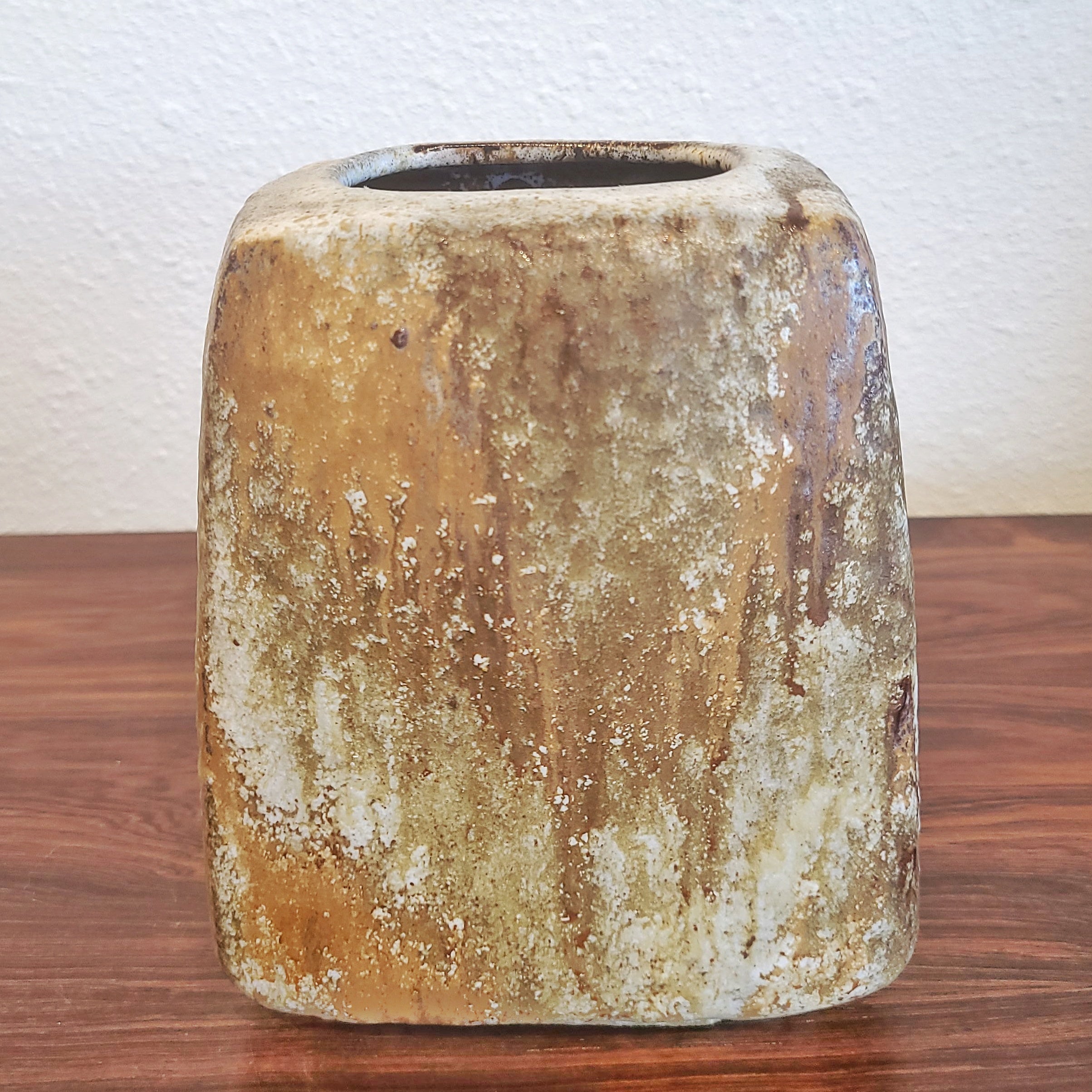 RUSCHA  KERAMIK ‘ALASKA’ DÉCOR DRIP GLAZE VASE Nr. 871/18
