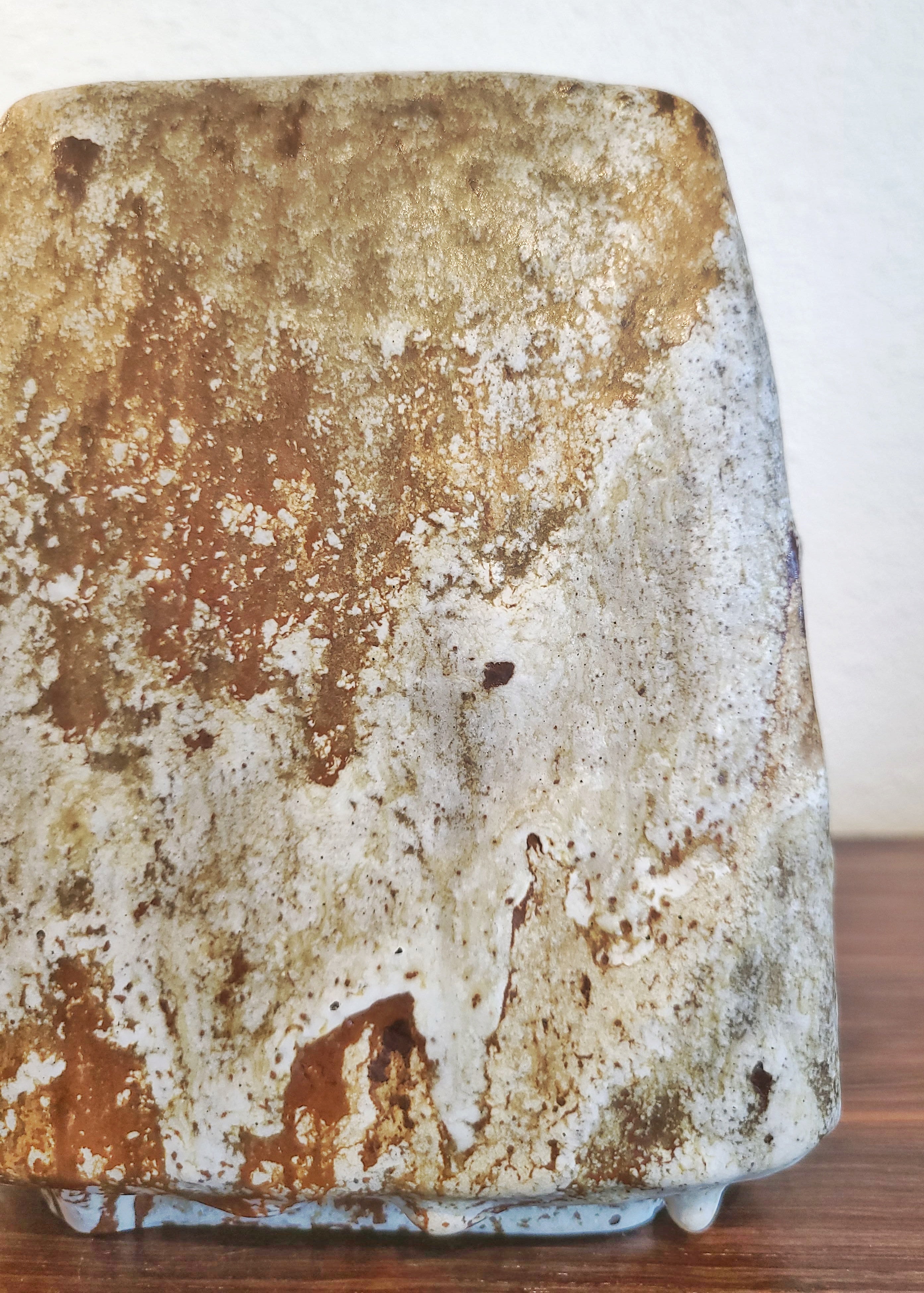 RUSCHA  KERAMIK ‘ALASKA’ DÉCOR DRIP GLAZE VASE Nr. 871/18