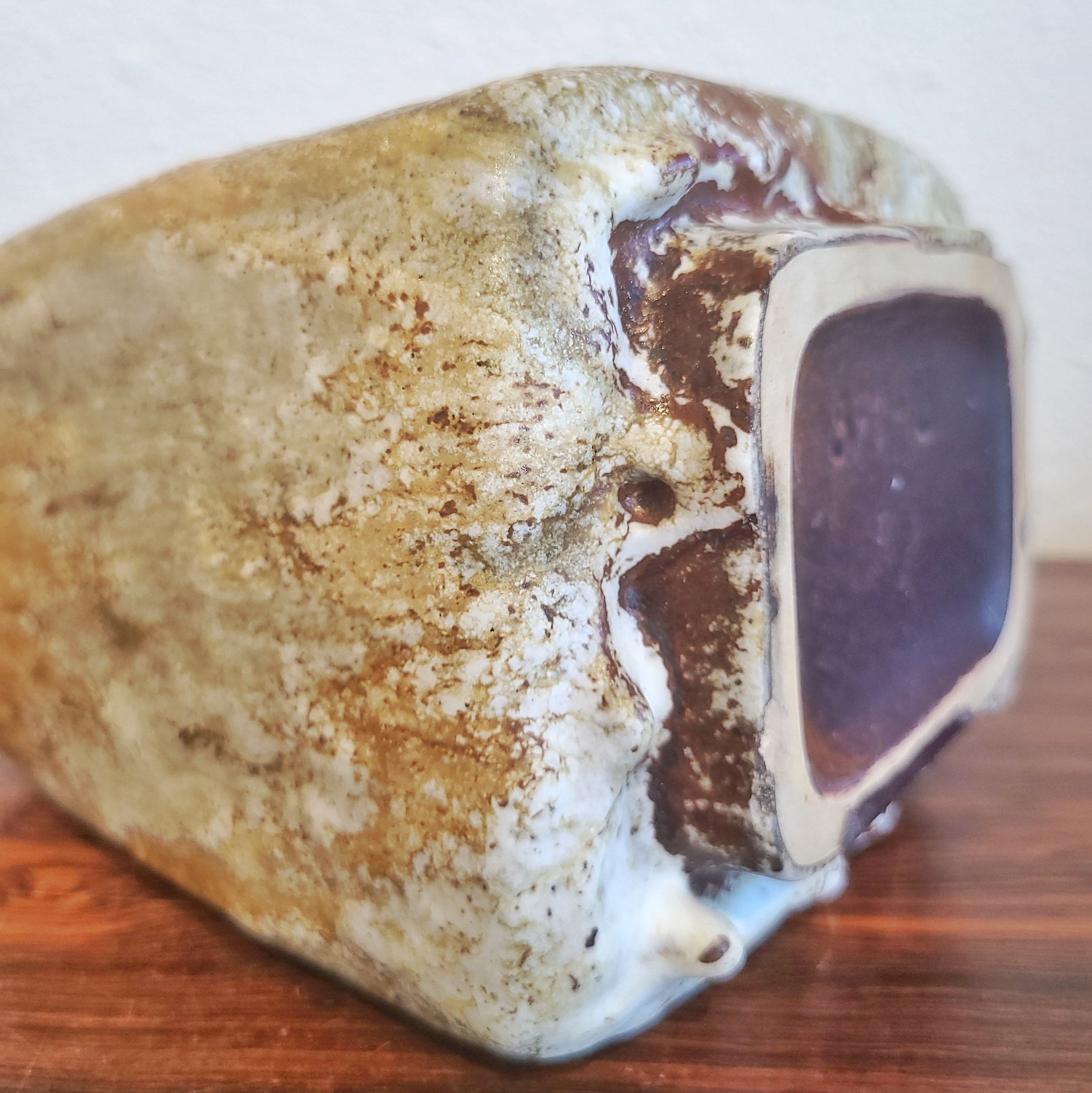 RUSCHA  KERAMIK ‘ALASKA’ DÉCOR DRIP GLAZE VASE Nr. 871/18