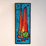 (BROKEN) RUSCHA KERAMIK ABSTRACT BOATS WALL TILE