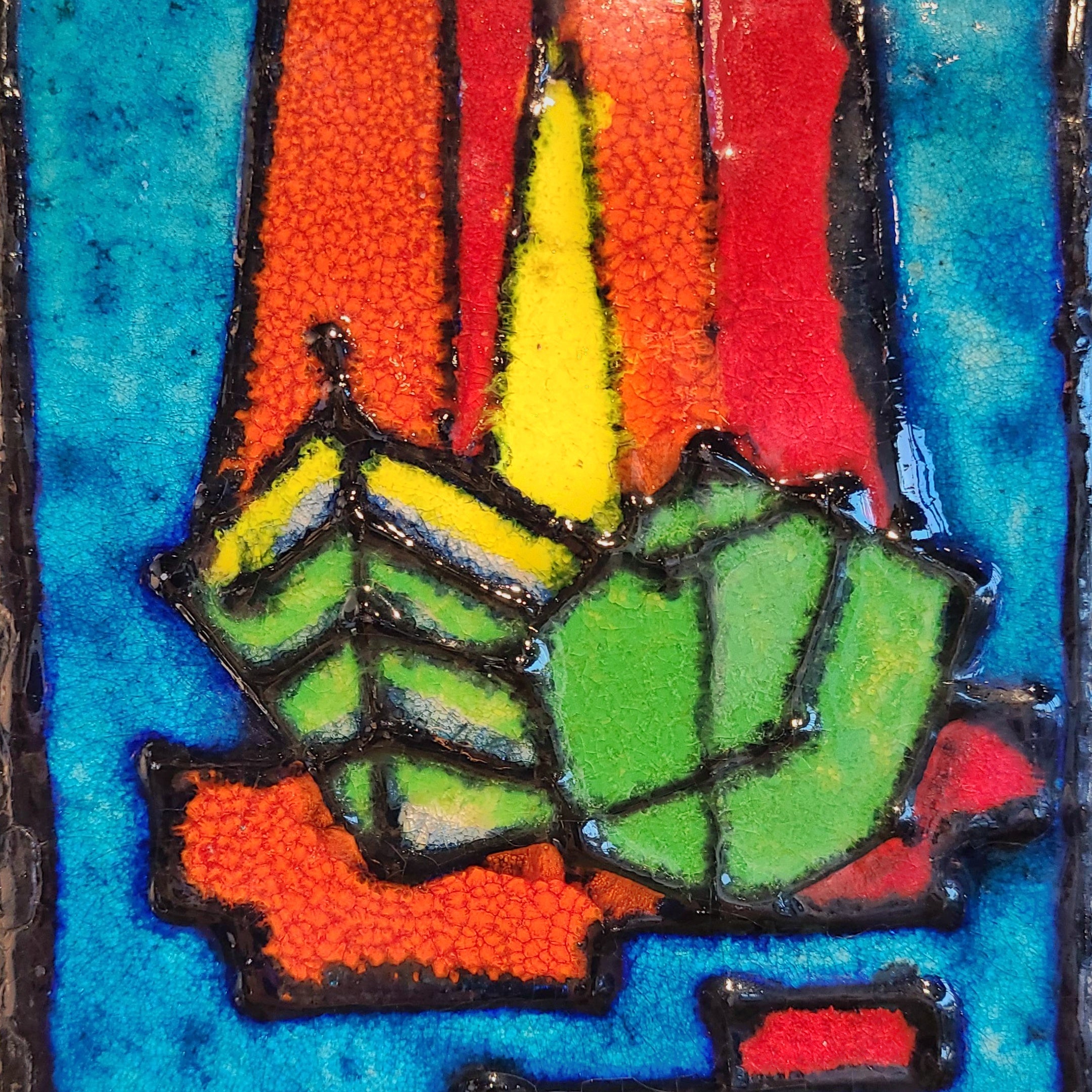 (BROKEN) RUSCHA KERAMIK ABSTRACT BOATS WALL TILE