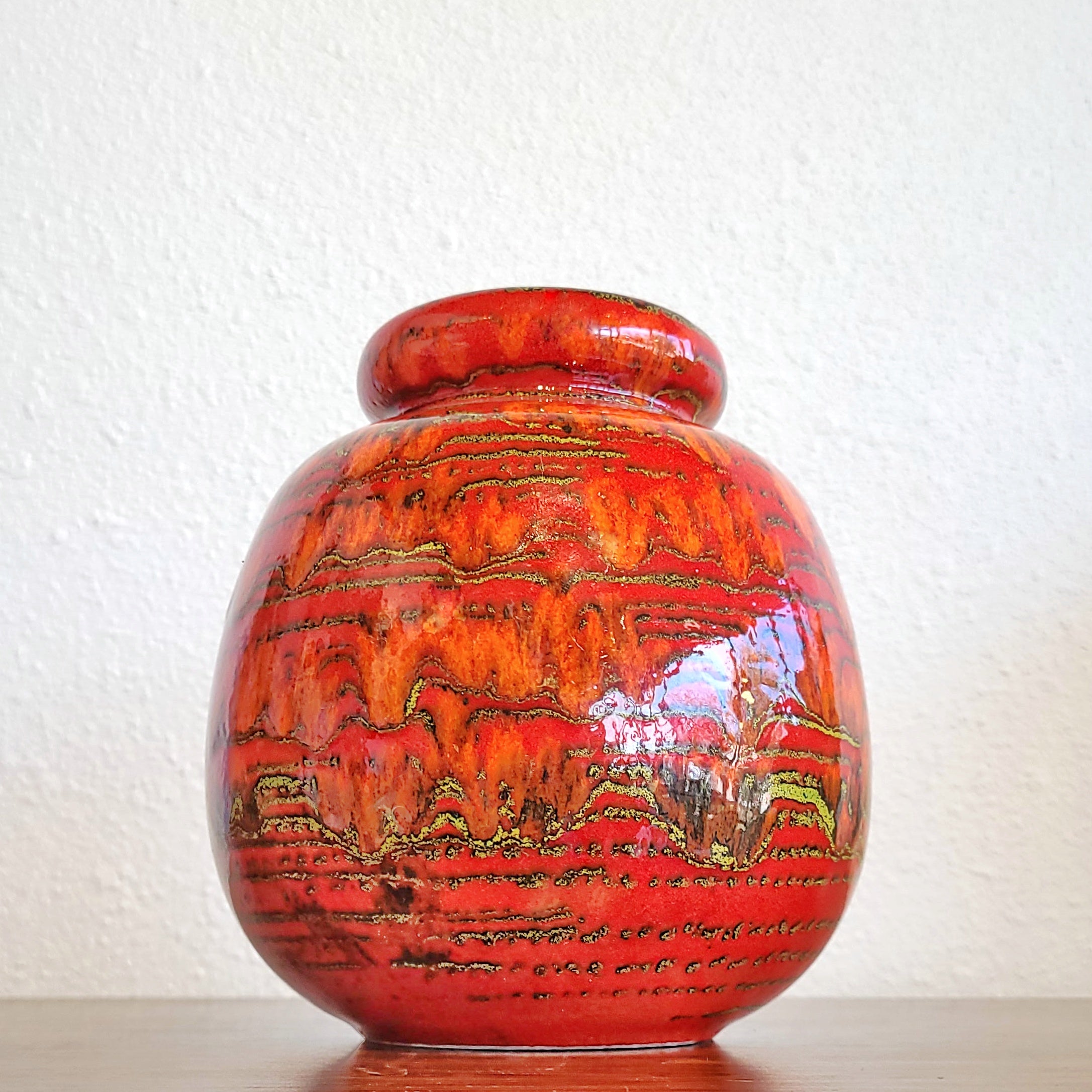 SCHEURICH KERAMIK ‘CERAMOS’ BALL VASE Nr. 284/19