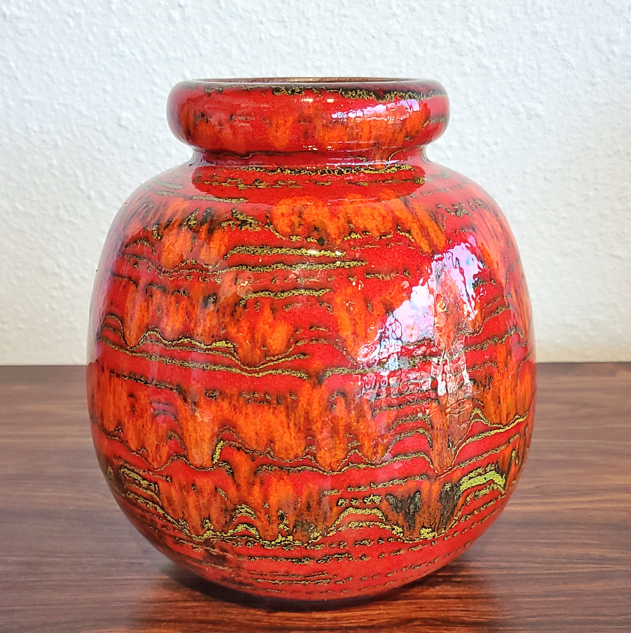 SCHEURICH KERAMIK ‘CERAMOS’ BALL VASE Nr. 284/19