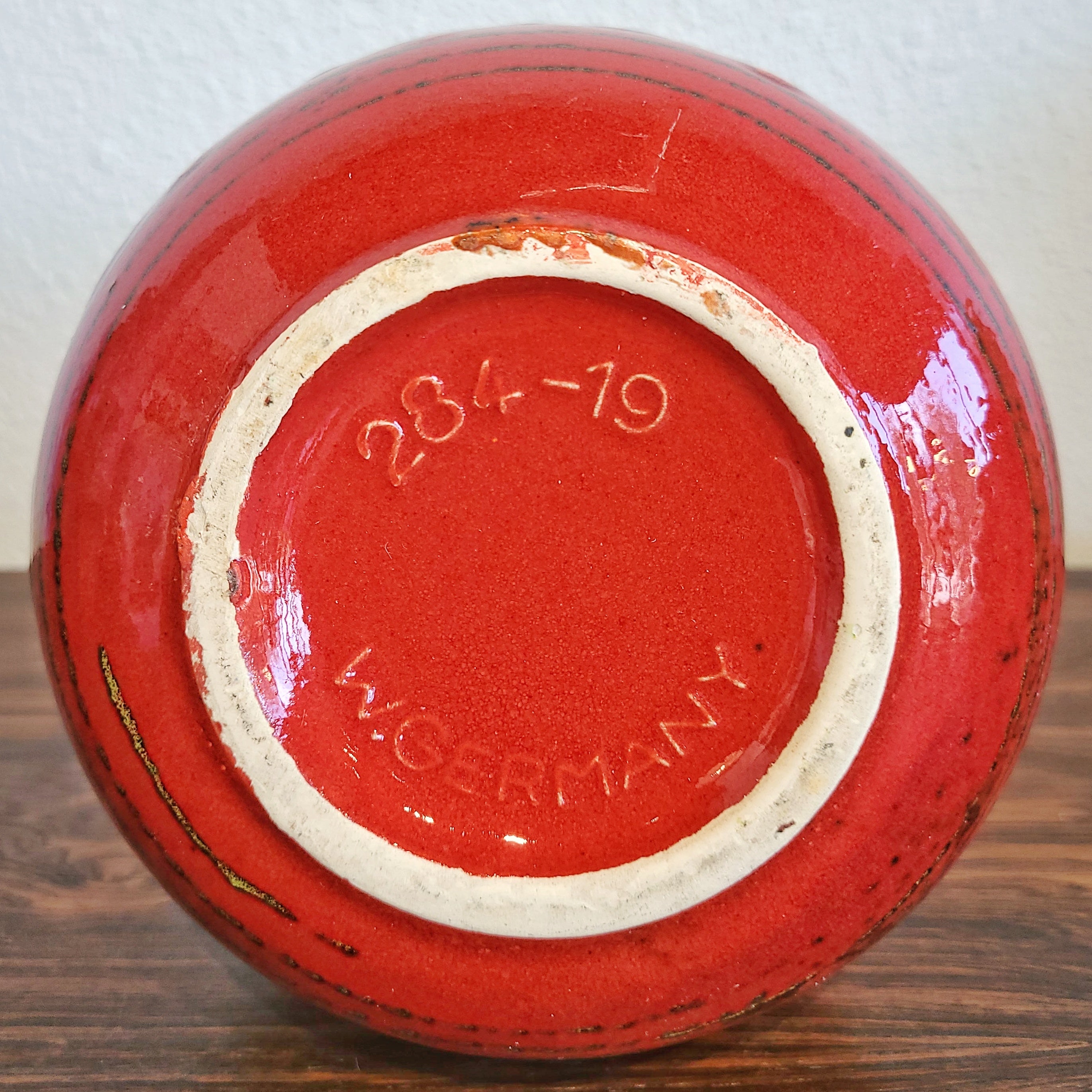 SCHEURICH KERAMIK ‘CERAMOS’ BALL VASE Nr. 284/19