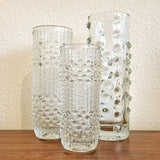 HOBNAIL CYLINDER VASE Nr. 20218 BY PAVEL PANEK FOR HERMANOVA HUT 1971