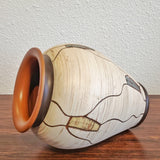 SAWA-KERAMIK ‘NAPOLI’ DÉCOR “KLINKER” VASE Nr. 207/20