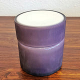 1960s VISTOSI FROSTED AMETHYST AND WHITE CASED-GLASS BOX (MURANO)