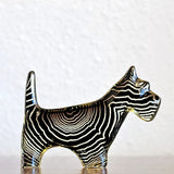 OP ART SCOTTISH TERRIER BY ABRAHAM PALATNIK FOR SILON (BRAZIL)