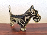 OP ART SCOTTISH TERRIER BY ABRAHAM PALATNIK FOR SILON (BRAZIL)