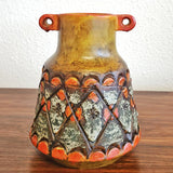 UNUSUAL ALVINO BAGNI ‘AUTUMN SUNSET’ VASE (ITALY)