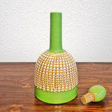 GREEN FRATELLI FANCIULLACCI DECANTER WITH STOPPER