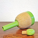 GREEN FRATELLI FANCIULLACCI DECANTER WITH STOPPER