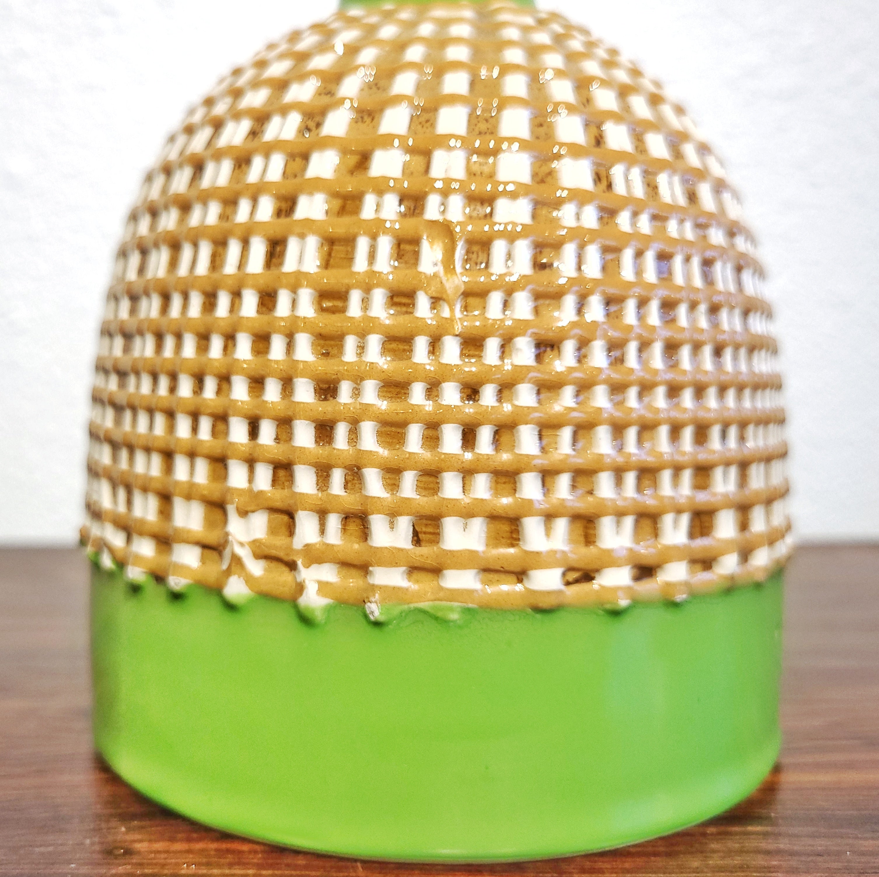 GREEN FRATELLI FANCIULLACCI DECANTER WITH STOPPER