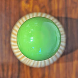 GREEN FRATELLI FANCIULLACCI DECANTER WITH STOPPER