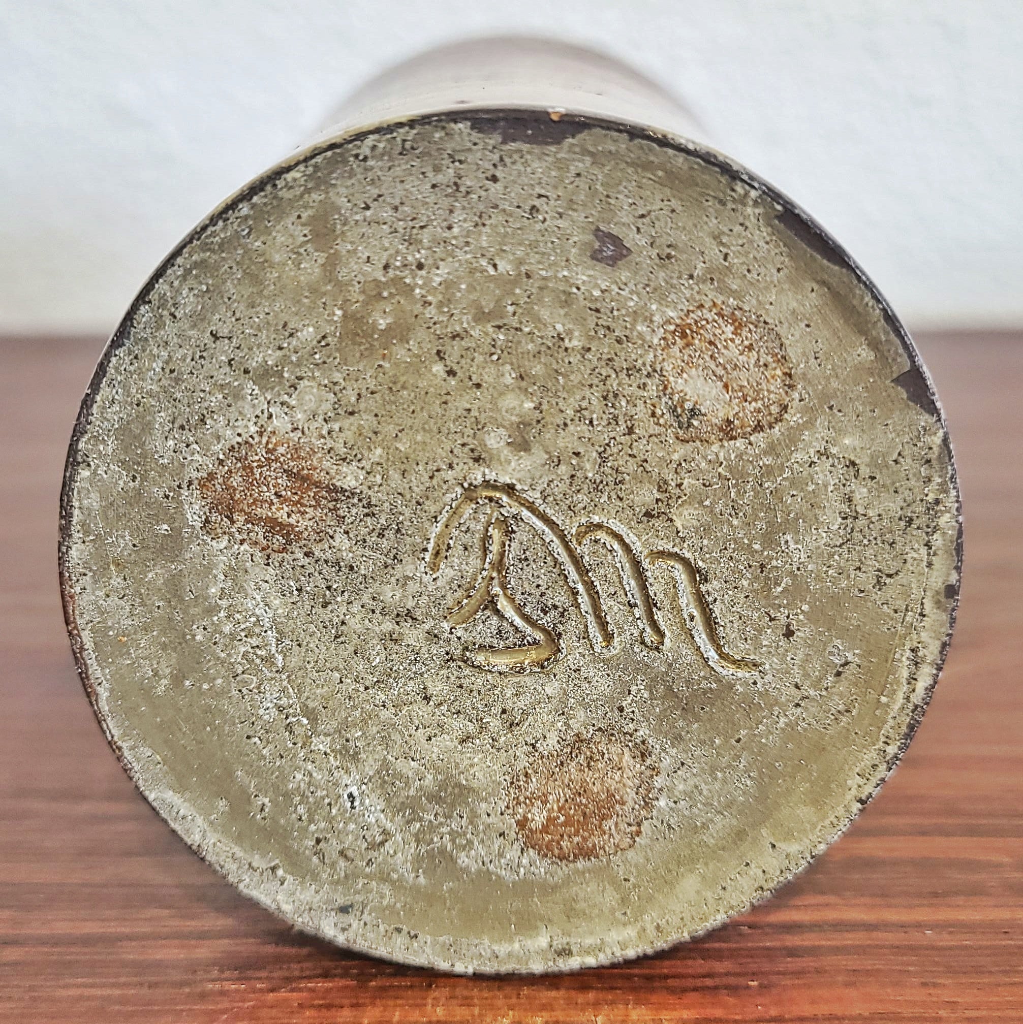 BOTTLE-SHAPED STUDIO VASE BY MARGARETE SCHOTT