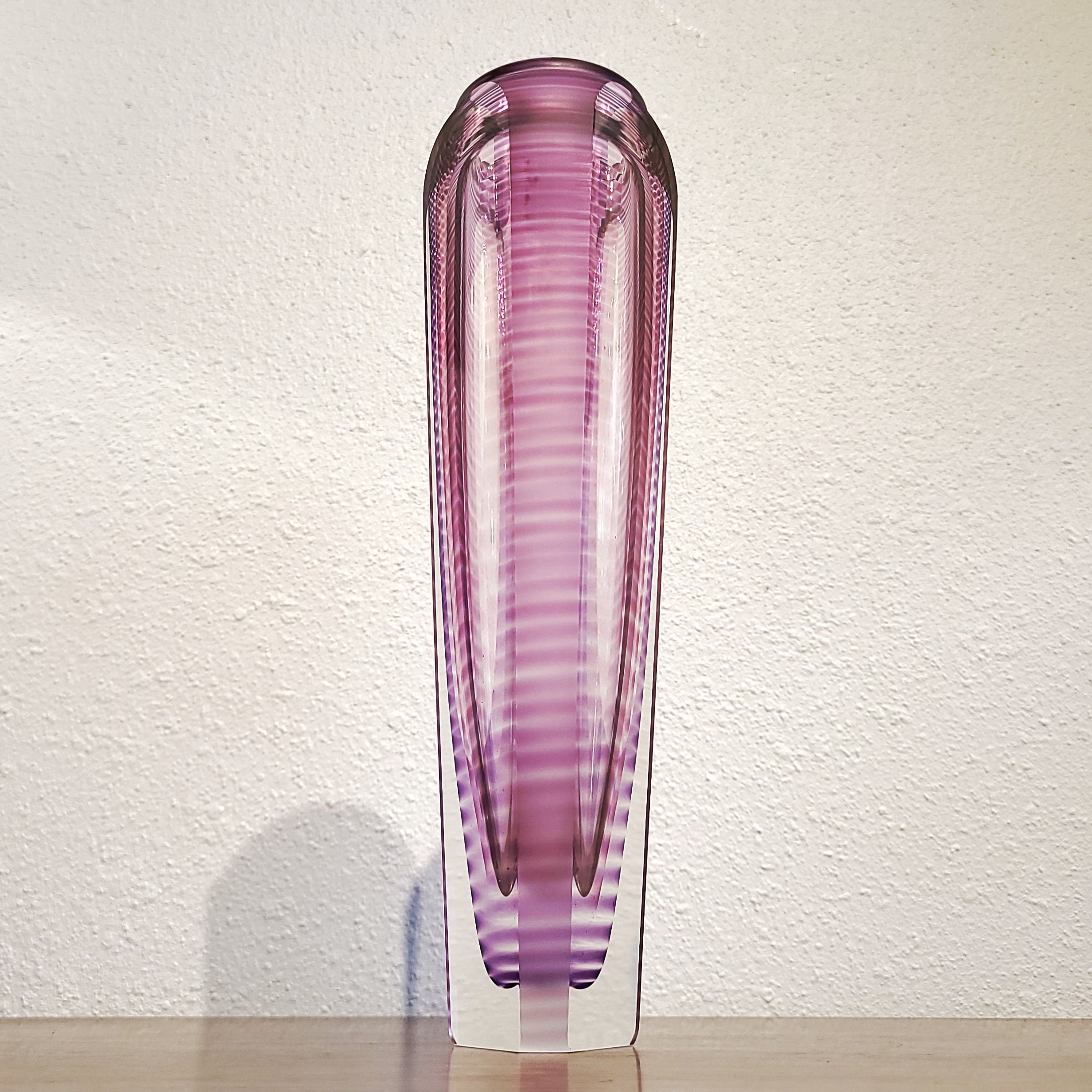 KIT KARBLER & MICHAEL DAVID CRYSTAL VASE FOR BLAKE STREET GLASS