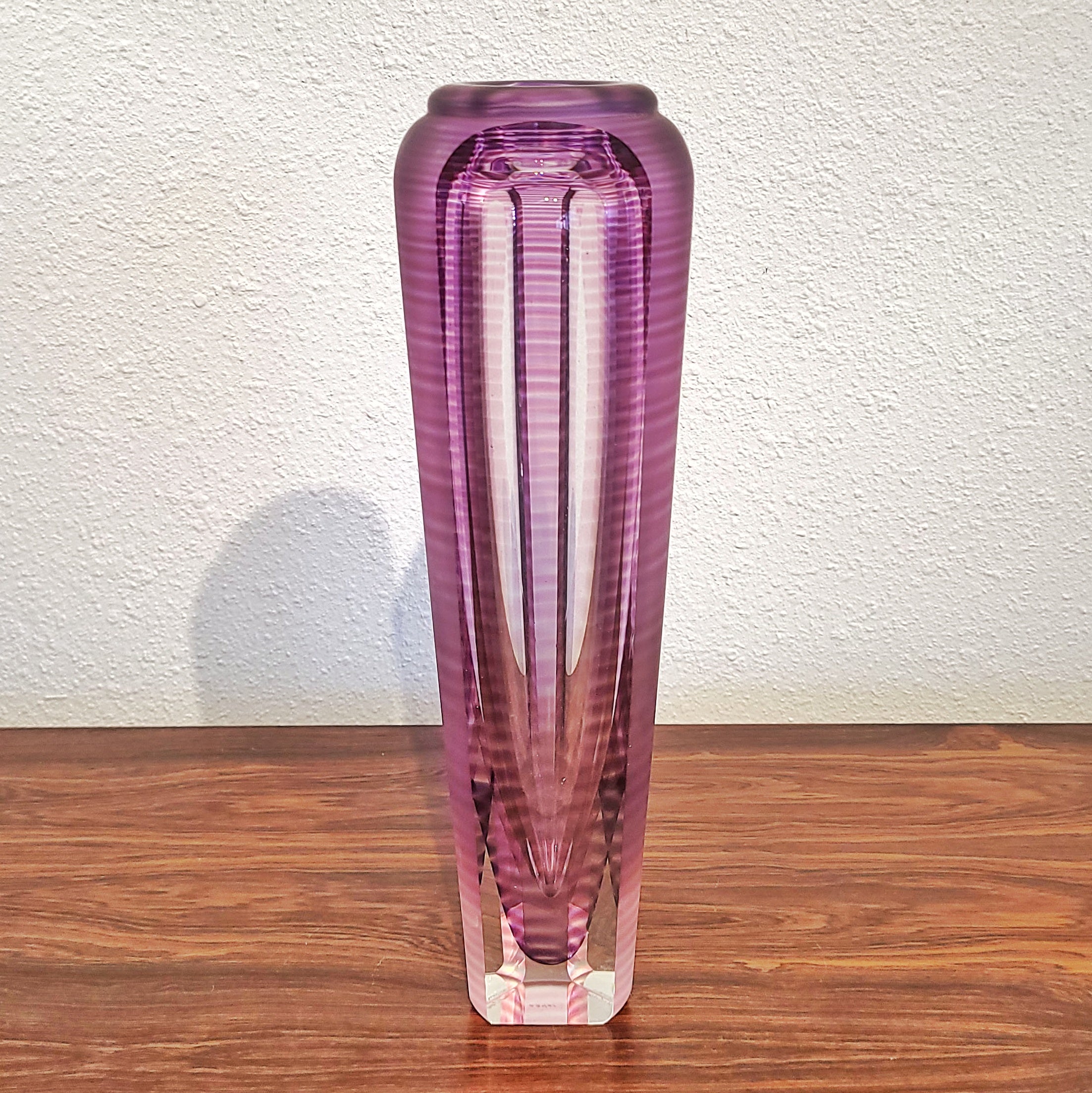 KIT KARBLER & MICHAEL DAVID CRYSTAL VASE FOR BLAKE STREET GLASS