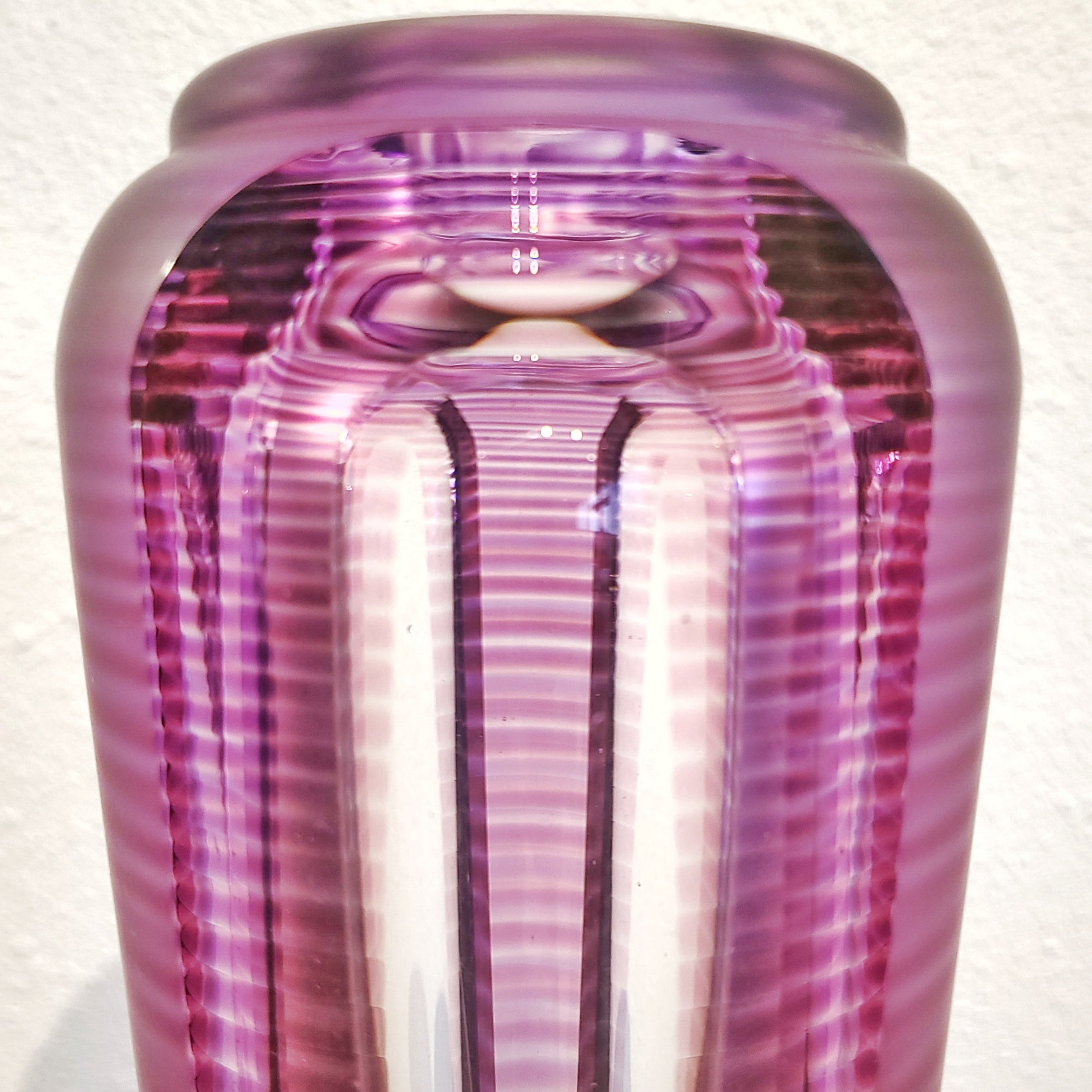 KIT KARBLER & MICHAEL DAVID CRYSTAL VASE FOR BLAKE STREET GLASS