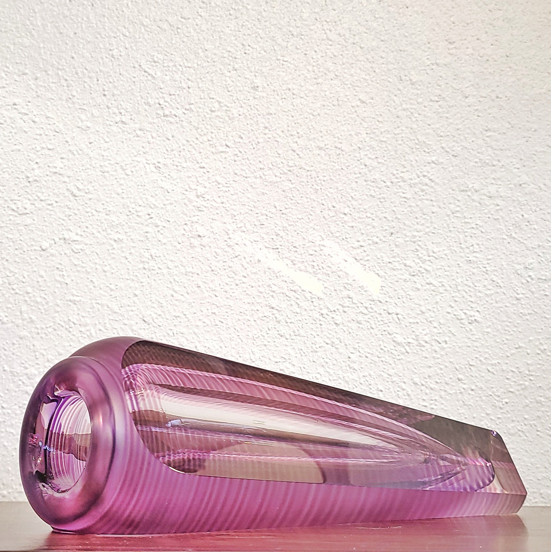 KIT KARBLER & MICHAEL DAVID CRYSTAL VASE FOR BLAKE STREET GLASS